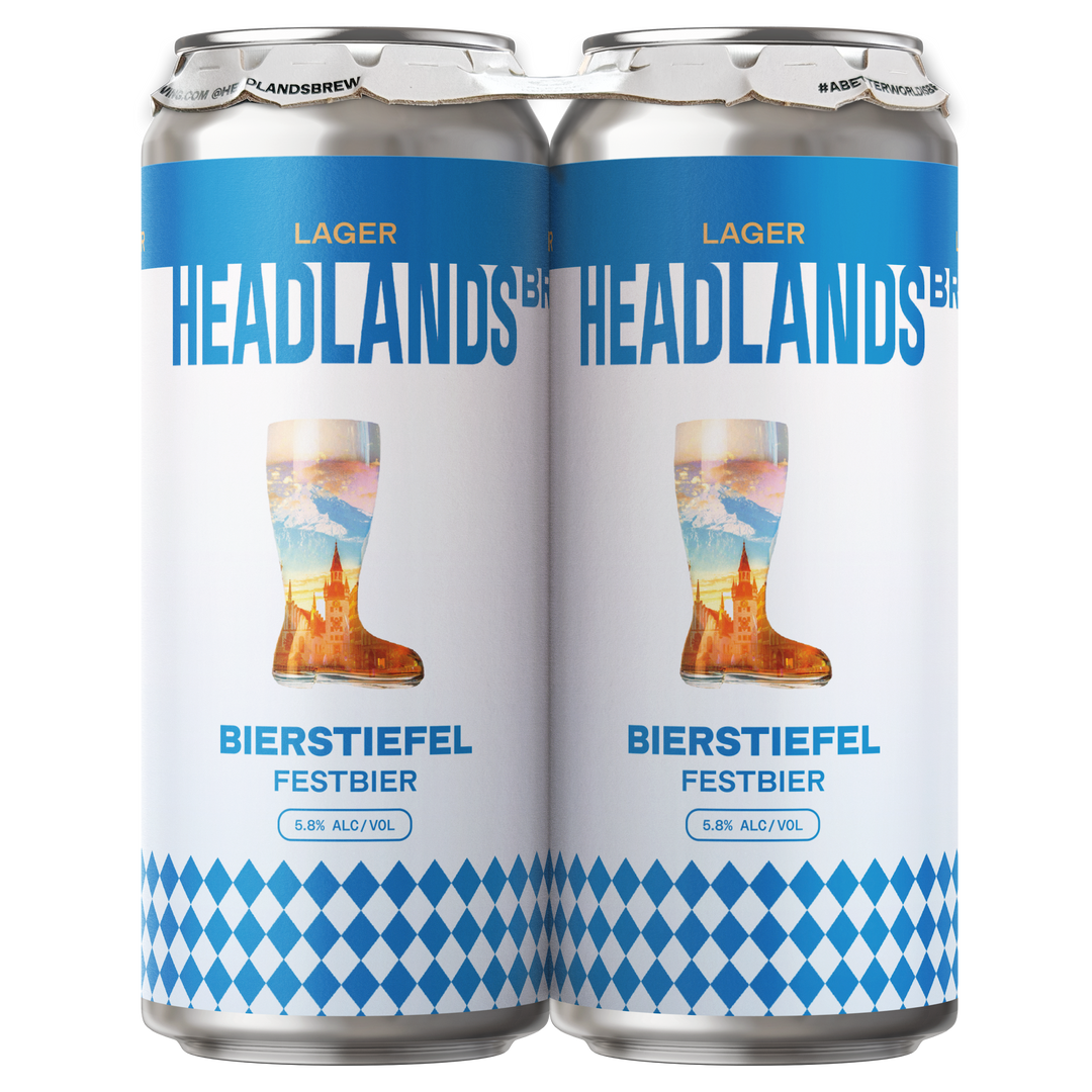 Headlands Brewing Bierstiefel Festbier 16 oz Can (24 Pack)