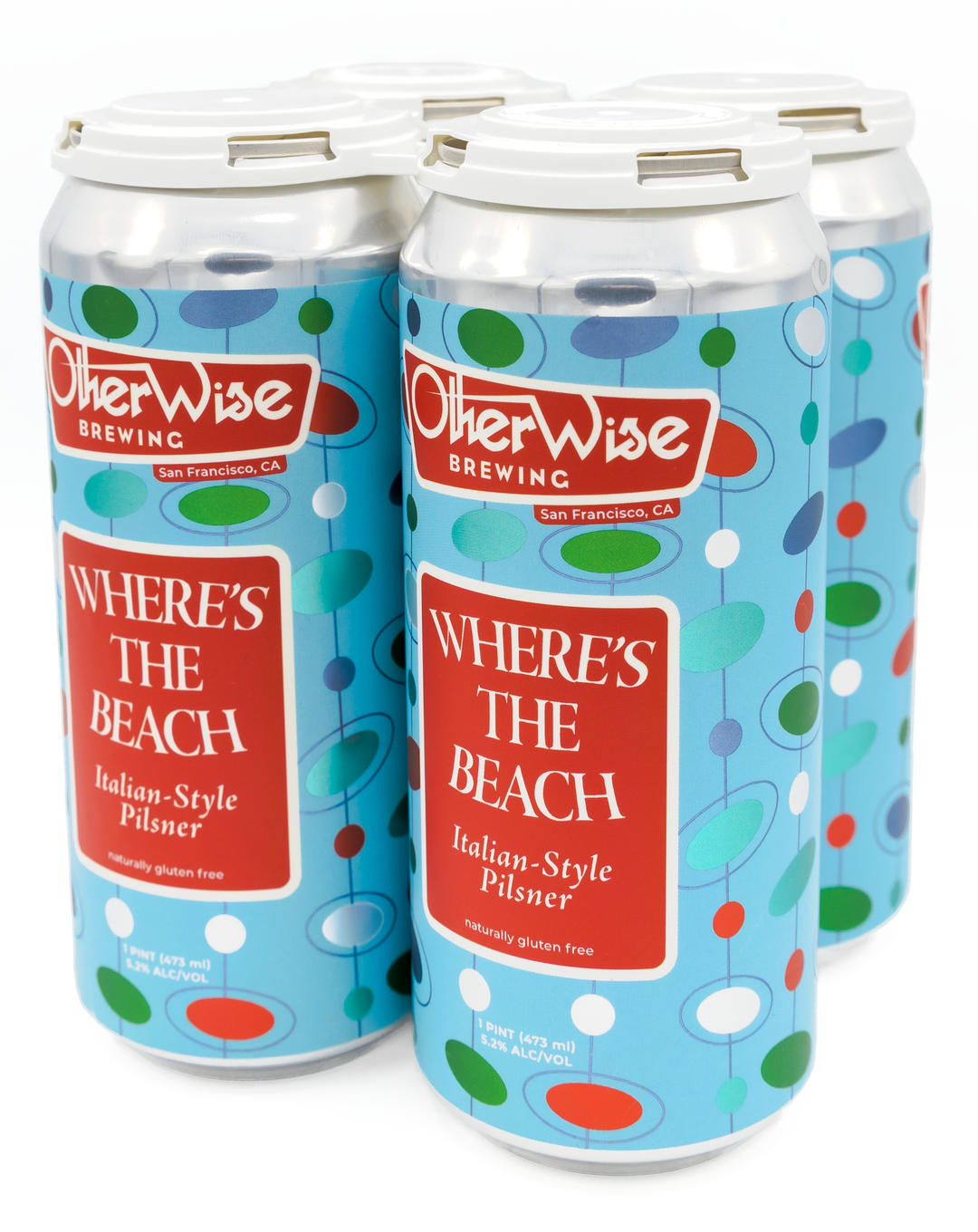 Otherwise Brewing Where's The Beach Italian Pilsner 16 oz Can (24 Pack)