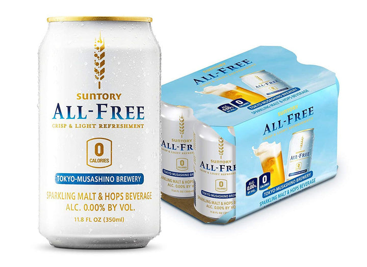 Suntory All-Free Non-Alcoholic Beer (4x6 Packs)
