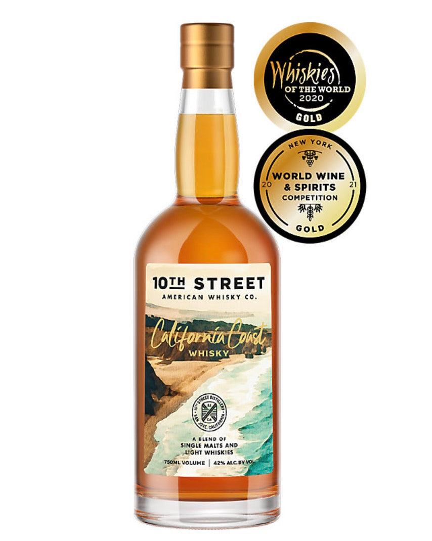 10th Street Blended American Whiskey California Coast Premium 84