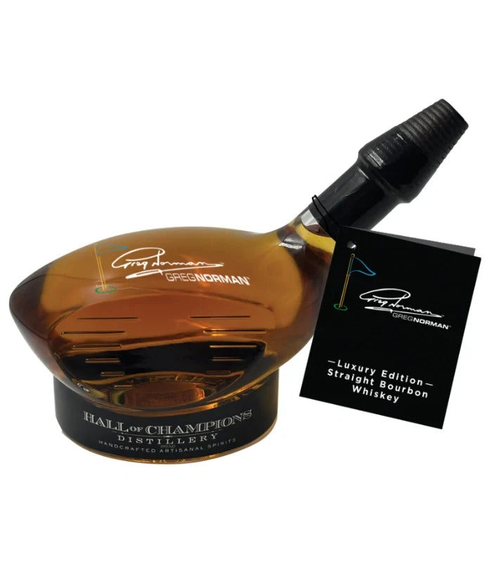 Hall of Champions Greg Norman Golf Club Decanter Luxury Edition Bourbon 750ml