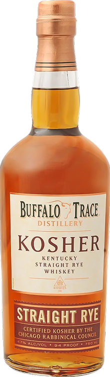 Buffalo Trace Kosher Straight Rye Whiskey 750mL
