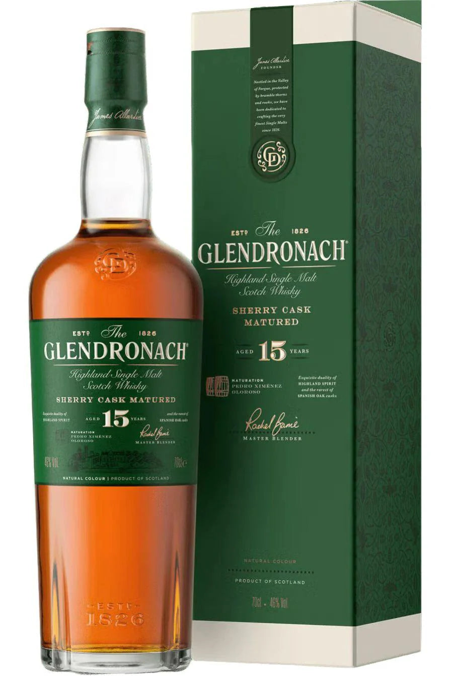 GlenDronach 15 Year Old Revival Single Malt Scotch Whisky 750ml, The Sherry Cask Scotch That Converts Skeptics