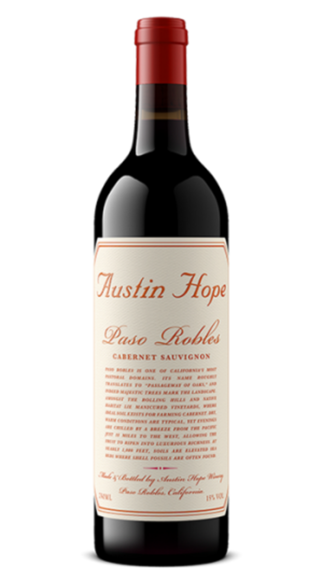 Austin Hope 2024 Paso Robles Cabernet Sauvignon 1 Liter
