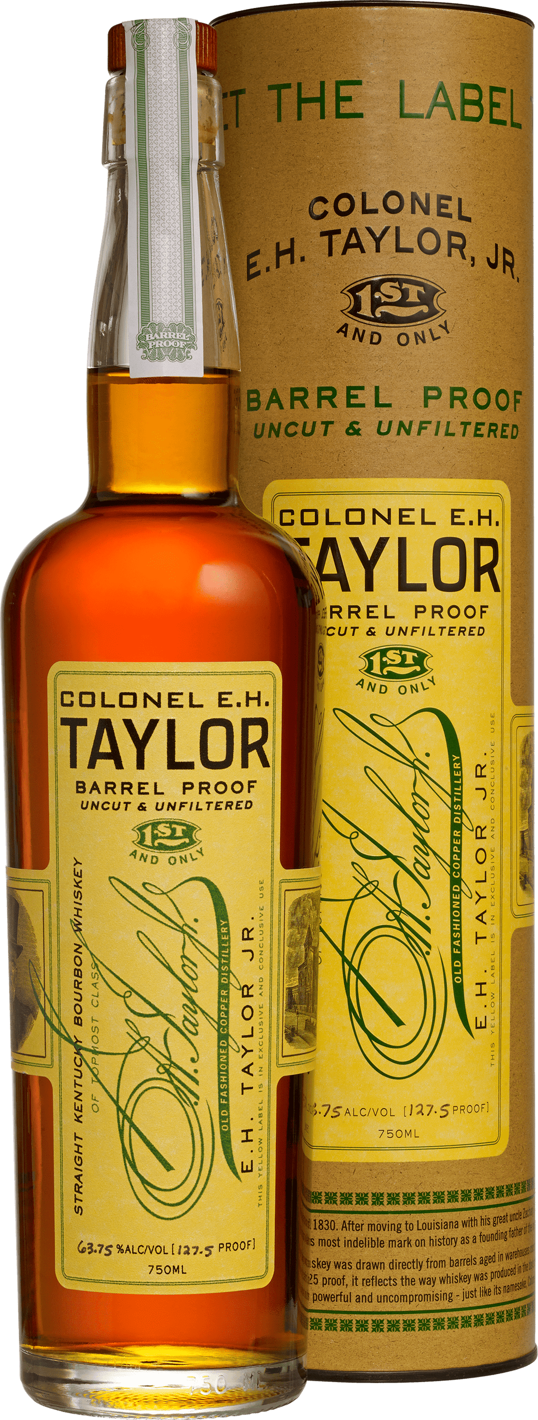 Colonel E.H. Taylor, Jr. Barrel Proof Bourbon 750ml, The Bourbon They Release Once a Year