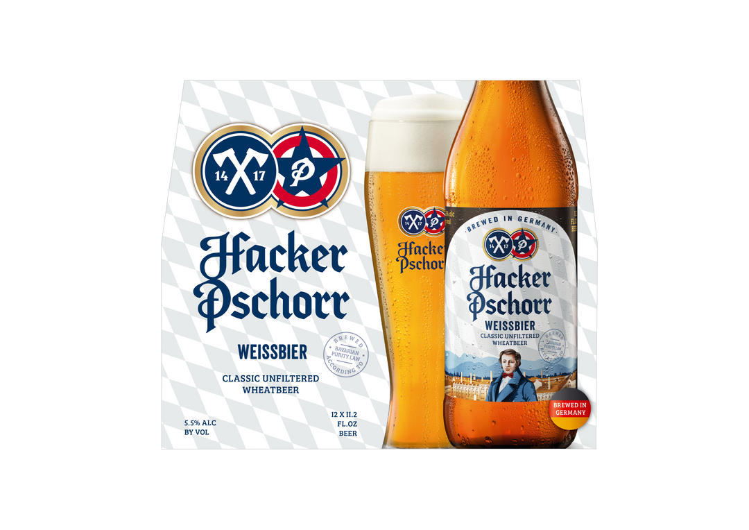 Hacker-Pschorr Weissebier 330 mL (24 Pack)