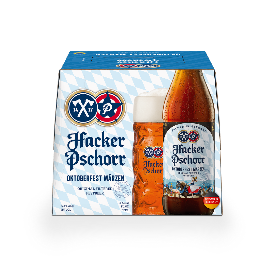 Hacker-Pschorr Oktoberfest Marzen 11.2oz Case of 24 (2 x 12 Pack)