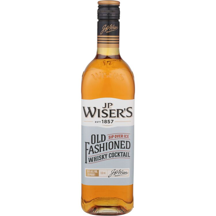 J.P. Wiser's Old Fashioned Whisky Cocktail 70 Proof 750ML