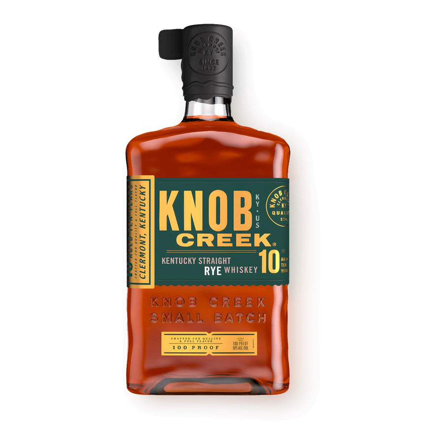 Knob Creek 10 Year Old Kentucky Straight Rye Whiskey 750ml, 100 proof