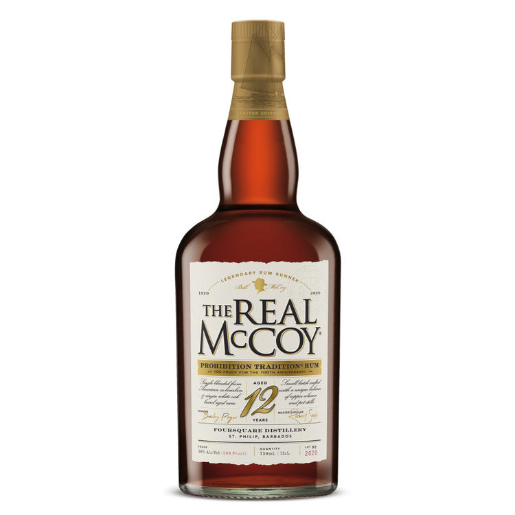 The Real Mccoy Prohibition Tradition 12 Year Old Aged Rum
