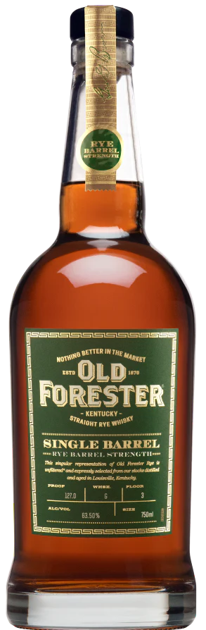 Old Forester Single Barrel Rye Barrel Strength Whiskey