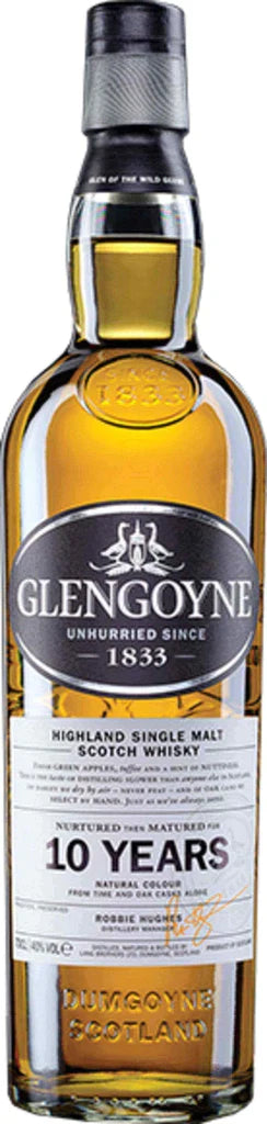 Glengoyne 10 Year Old Single Malt Scotch Whisky